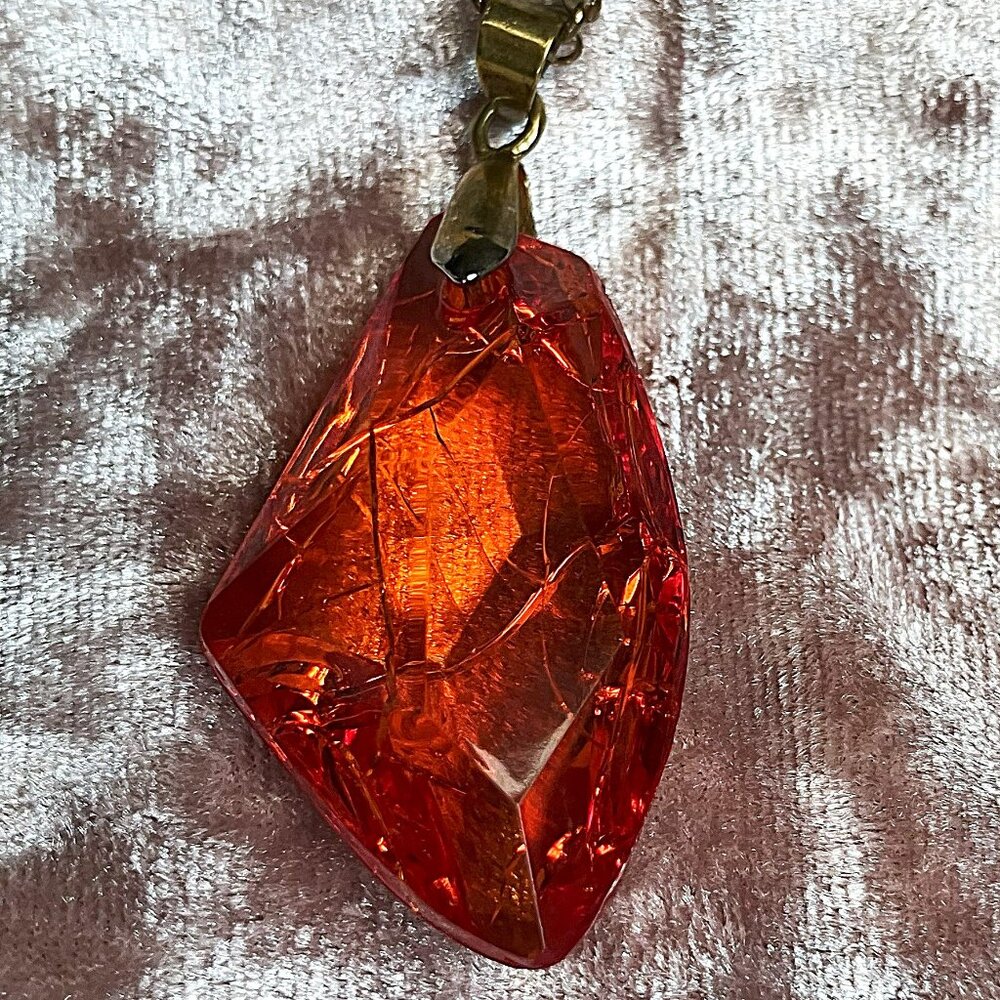 Harry Potter's The Sorcerer's Stone Red Pendant Necklace
